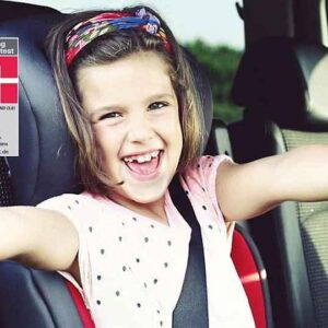 C. BabyAuto Vivitta JAN Booster With Backrest Car Seat – Black