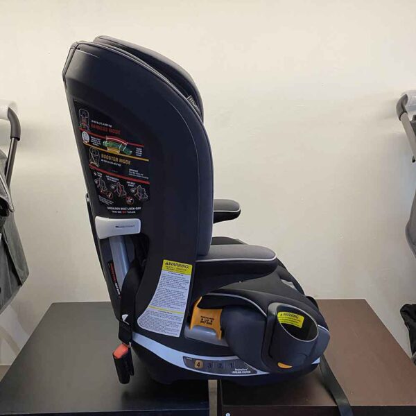 C. Chicco MyFit Harness + Booster Latch Car Seat Black Baby Boat