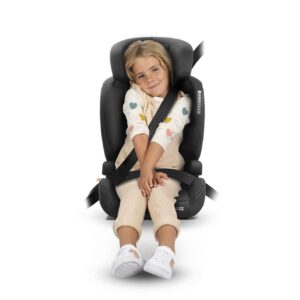 C. BabyAuto Buddy I-size Booster With Backrest Car Seat – Grey