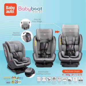 C. BabyAuto Dupla Premium Car Seat- Black