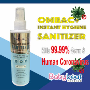 ZG. Sanitizer Ombac+ Instant Hygiene Sanitizer (180ML)