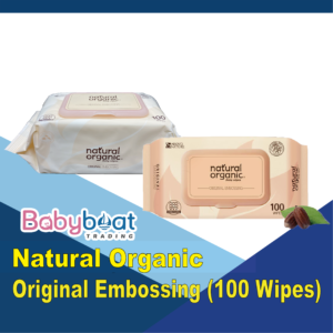 ZG. Natural Organic Baby Wipes Original Embossing Captype 100 Sheets