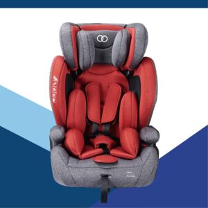 C. Koopers Levi Booster With Harness Car Seat – Racing Red